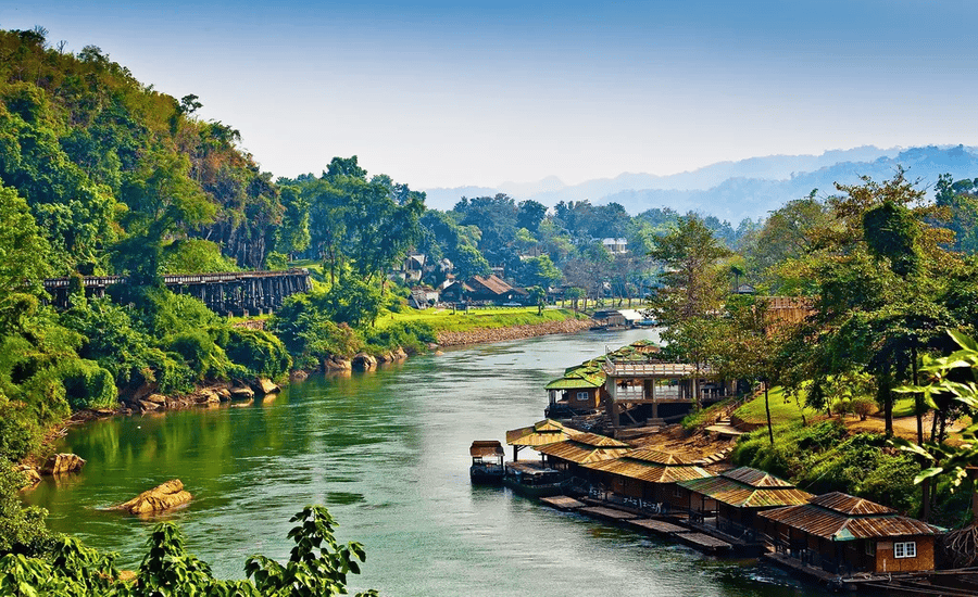 Kanchanaburi may be a refreshing option for your Thailand trip in August
