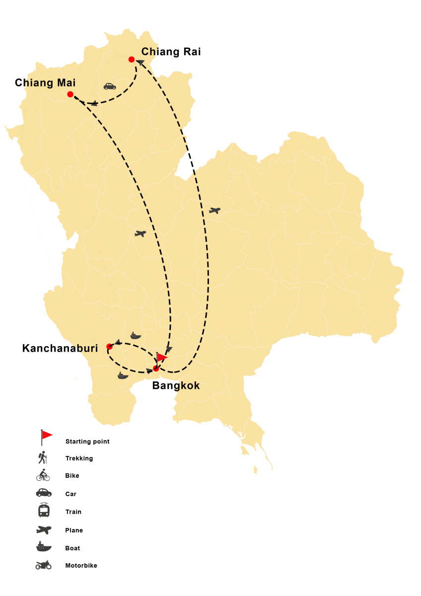 Thailand Classic & Cruise River Kwai 12 Days 11 Nights