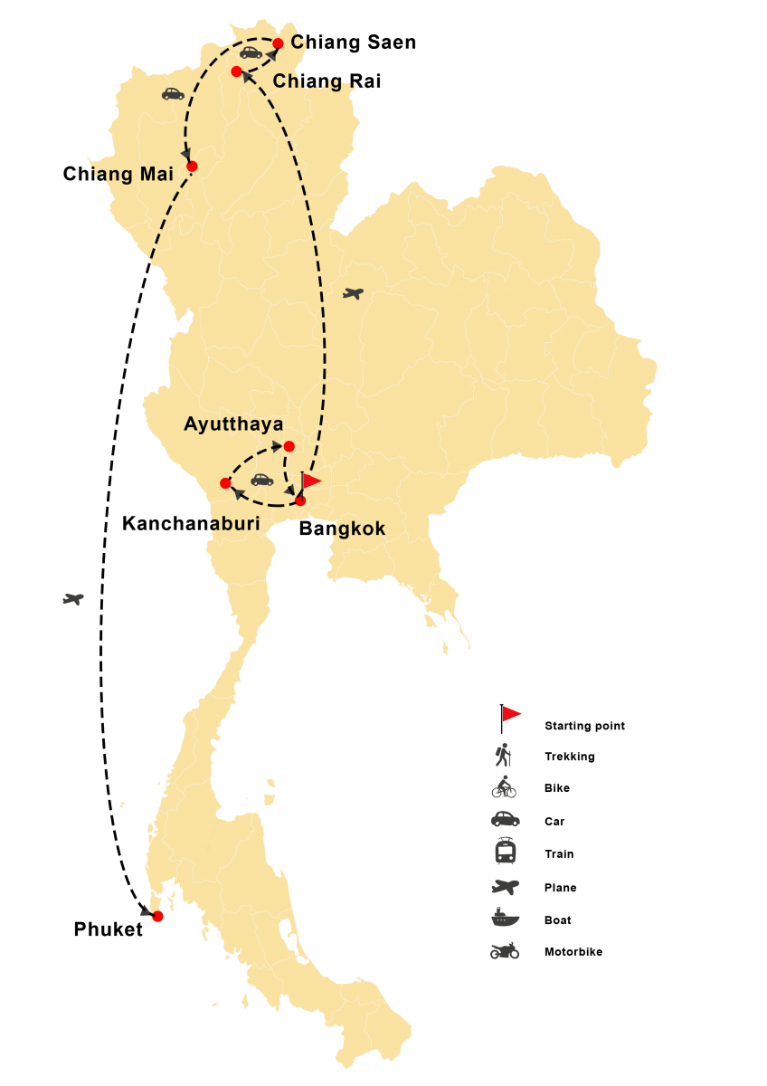 Treasure of Thailand 8 Days 7 Nights